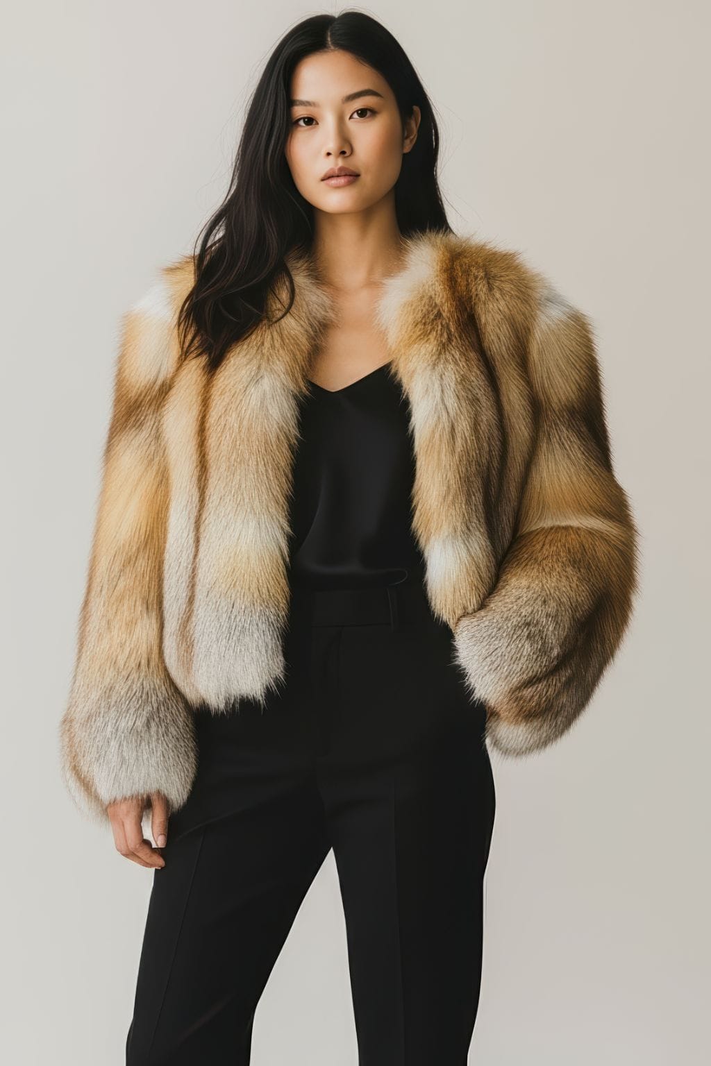 Manteau fourrure femme renard Héritage fourrure