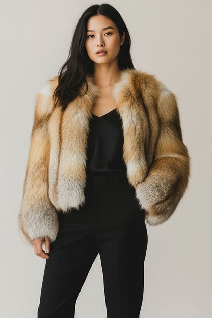 Manteau fourrure femme renard Héritage fourrure