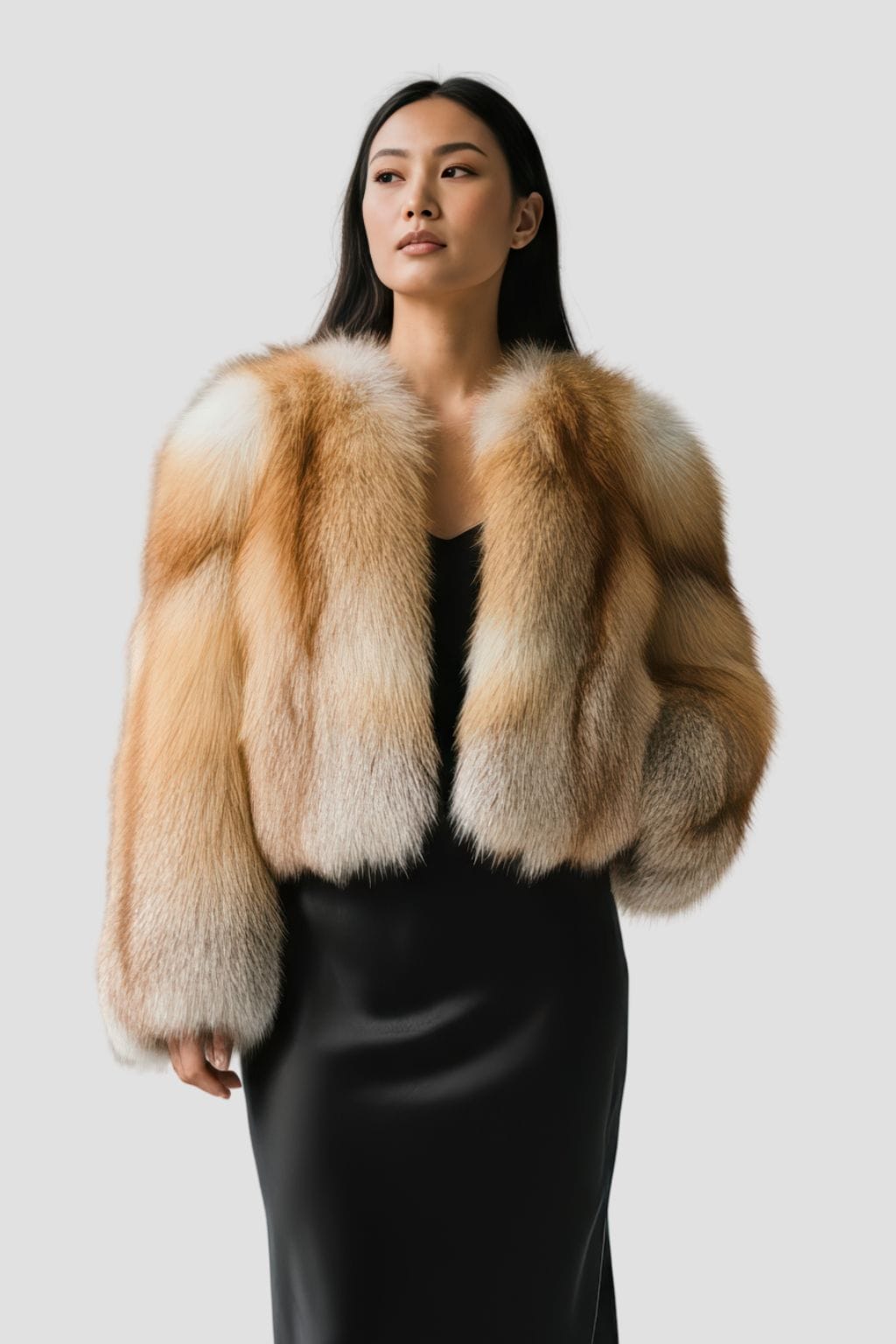 Manteau fourrure femme renard Héritage fourrure