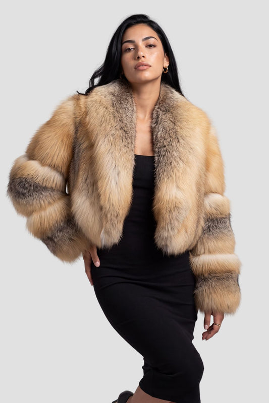 Manteau fourrure femme renard Héritage fourrure