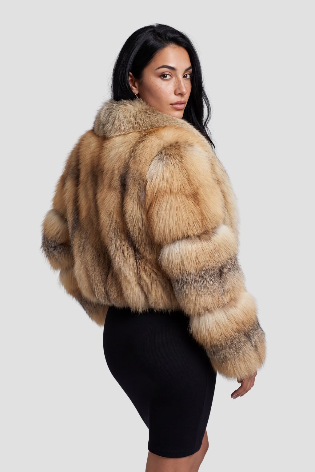 Manteau fourrure femme renard Héritage fourrure