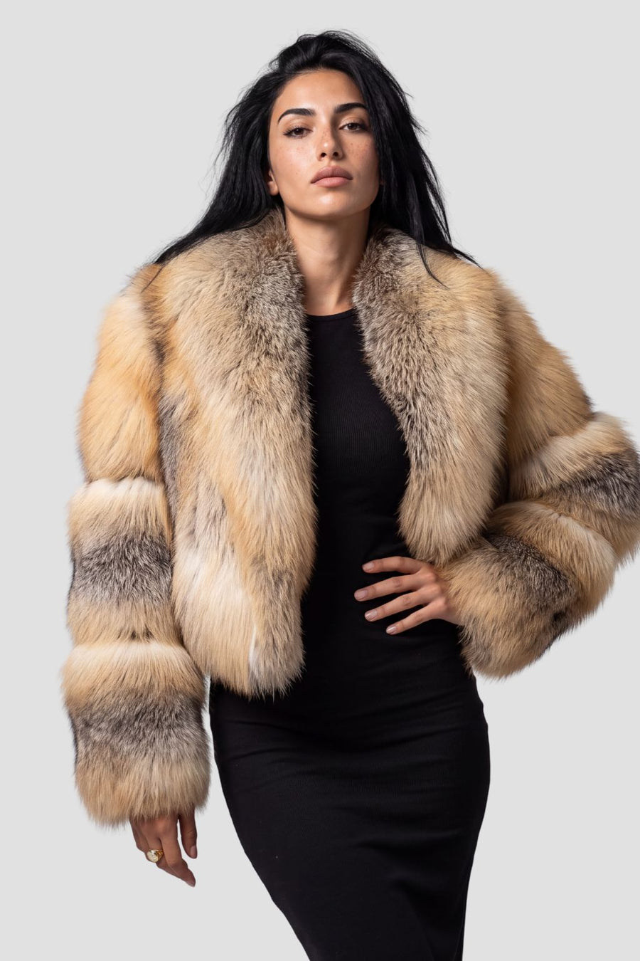Manteau fourrure femme renard Héritage fourrure