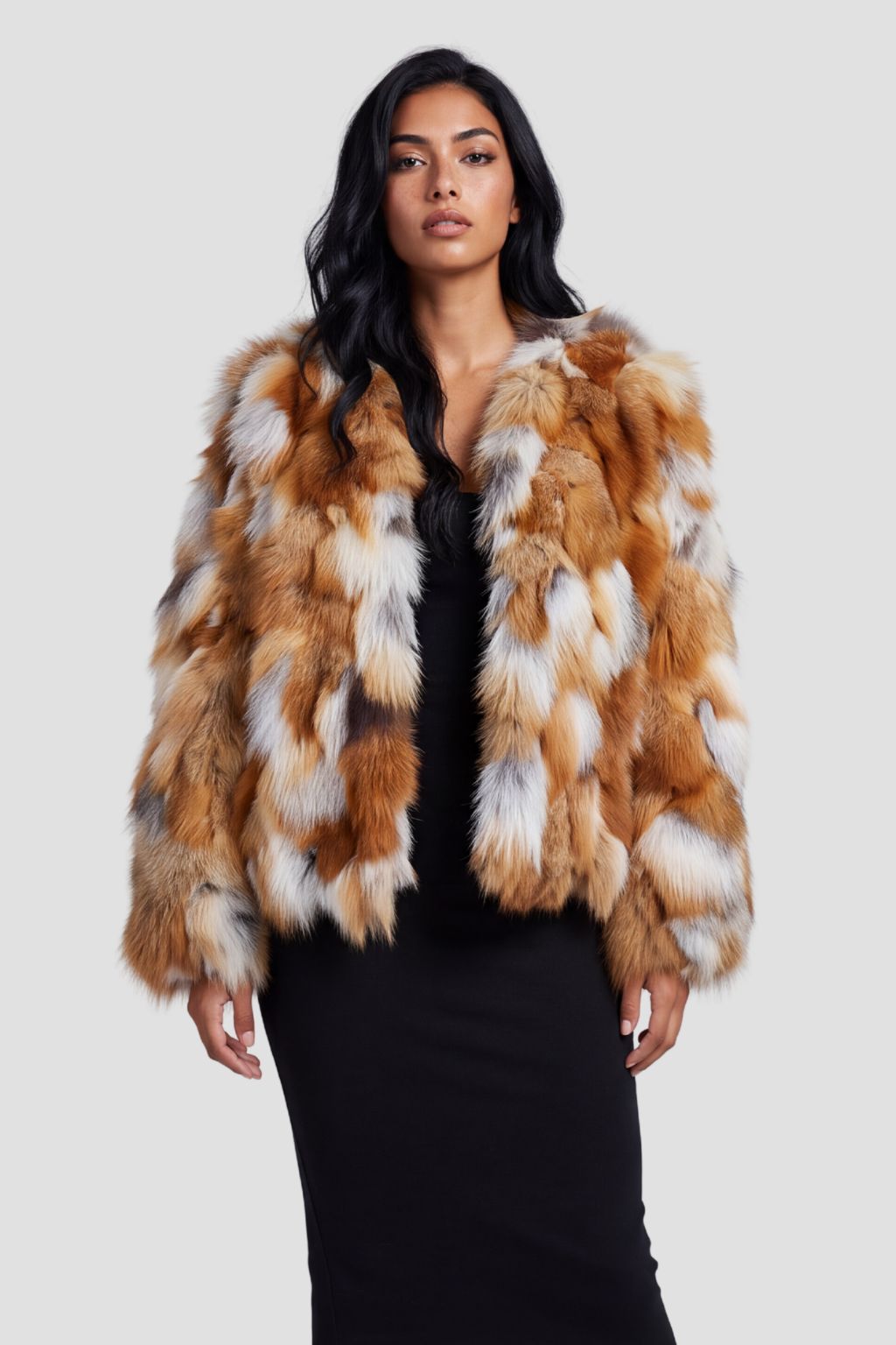 Manteau fourrure femme renard naturel Héritage fourrure