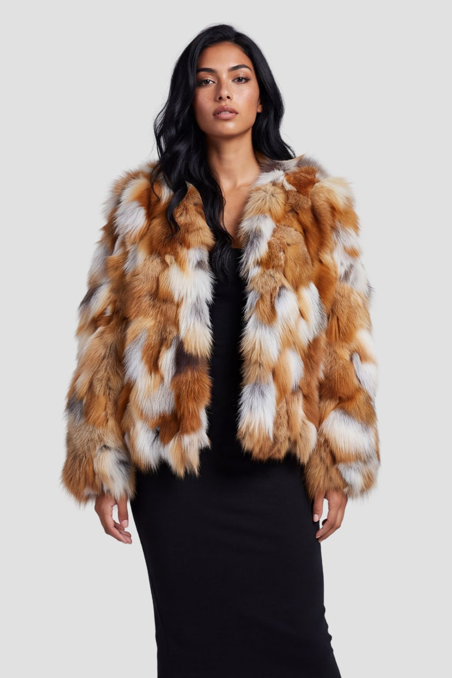 Manteau fourrure femme renard naturel Héritage fourrure