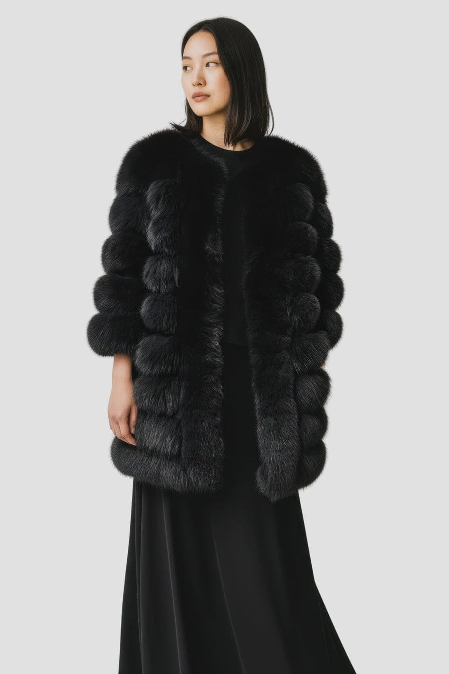 Manteau fourrure femme tendance Héritage fourrure