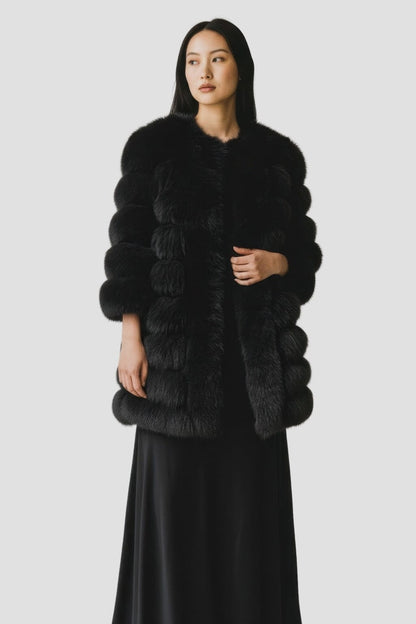 Manteau fourrure femme tendance Héritage fourrure