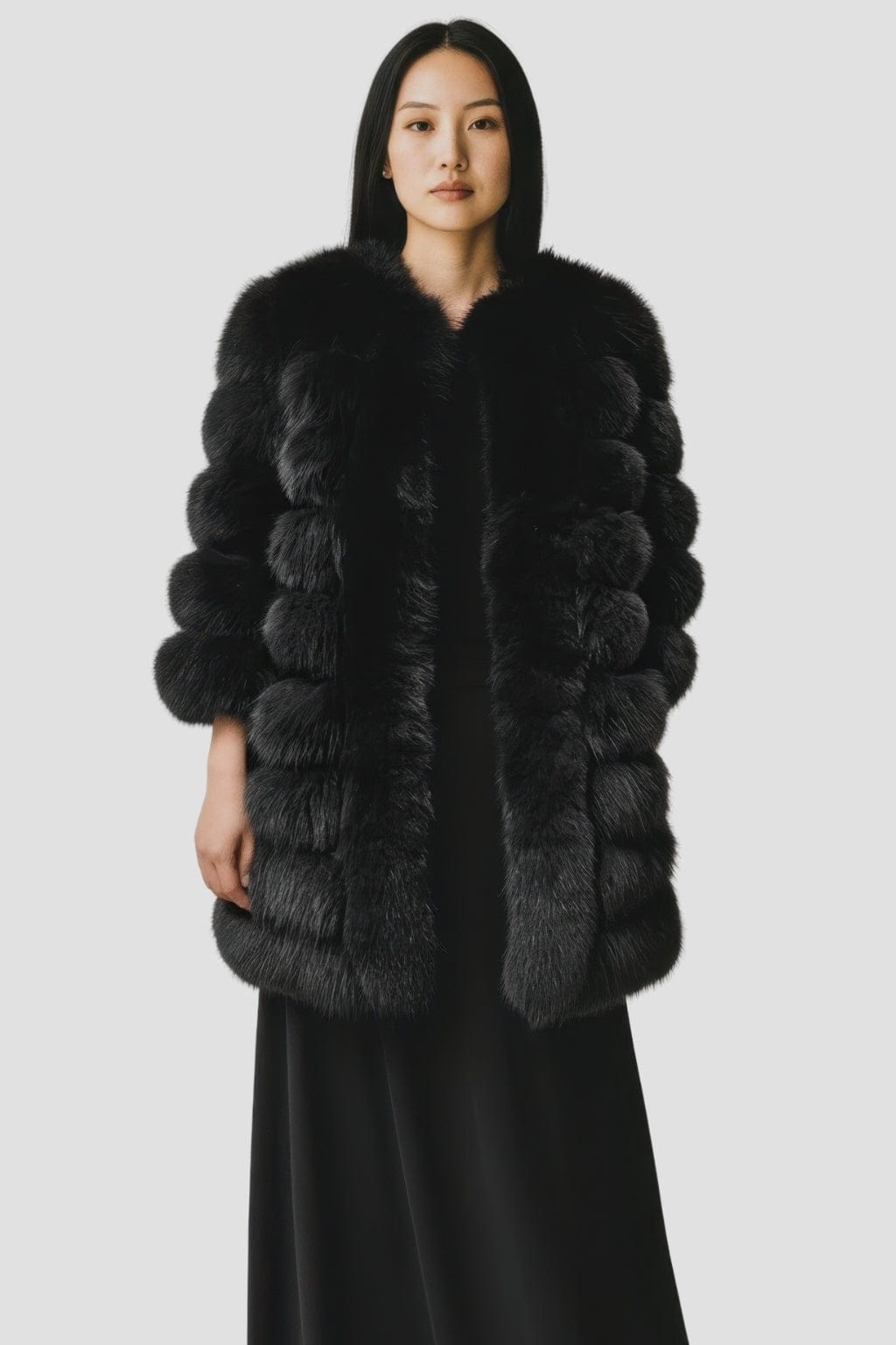 Manteau fourrure femme tendance Héritage fourrure