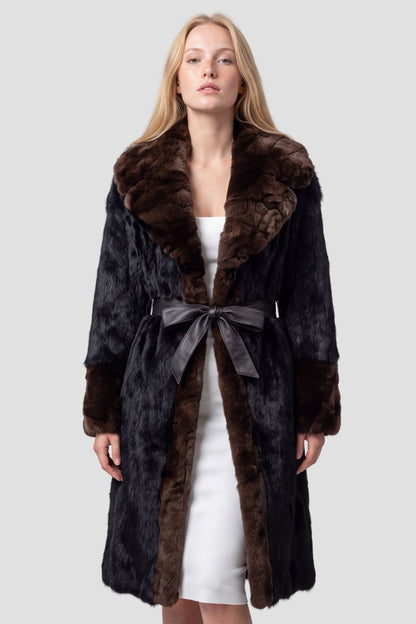 Manteau fourrure femme tendance Héritage fourrure