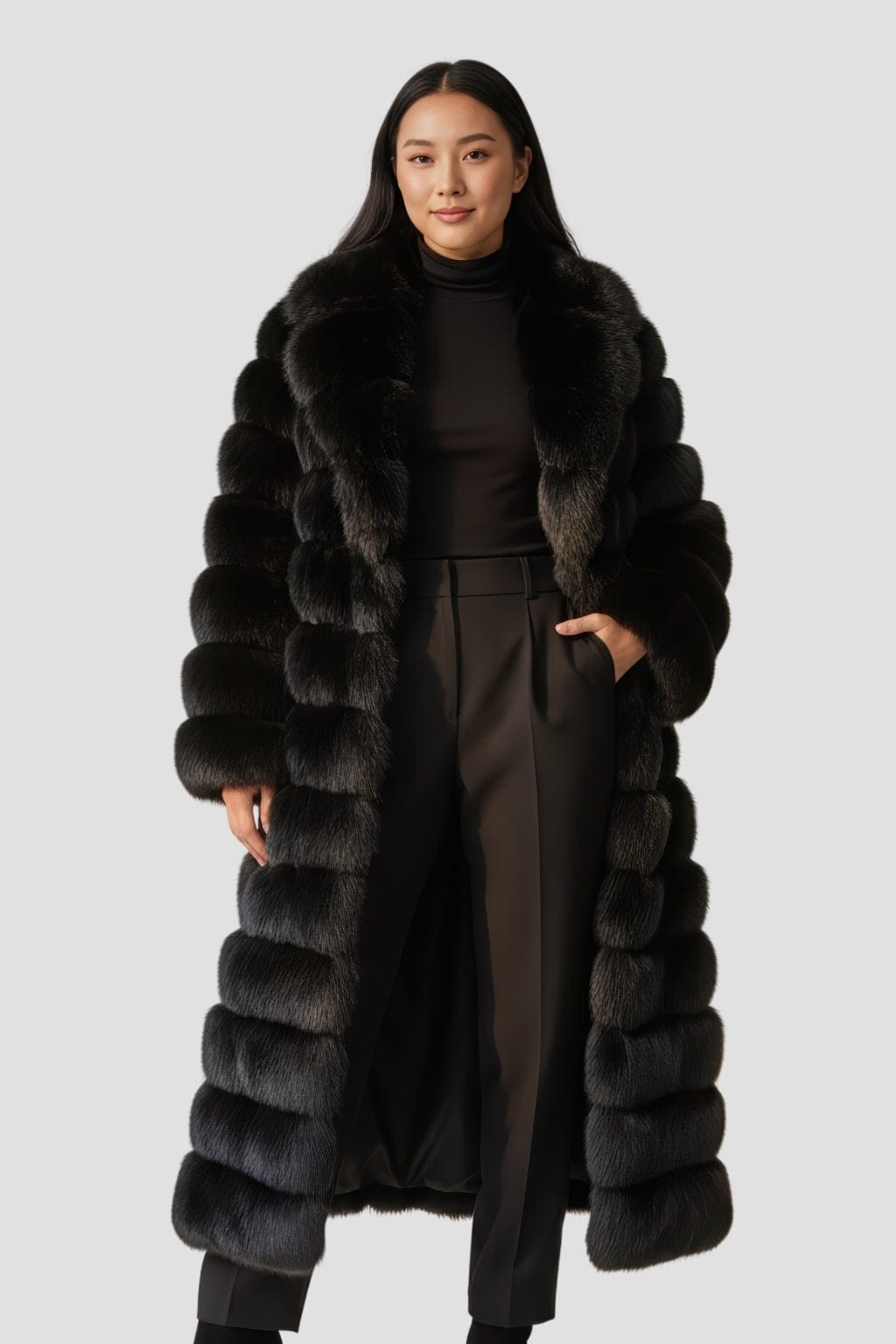 Manteau fourrure femme vintage Héritage fourrure