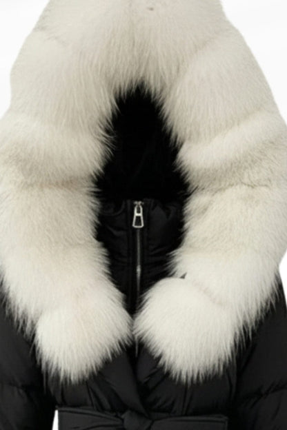 Parka à capuche en fourrure femme Héritage fourrure