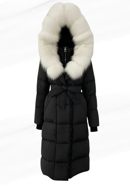 Parka à capuche en fourrure femme Héritage fourrure