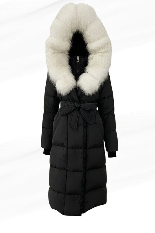 Parka à capuche en fourrure femme Héritage fourrure