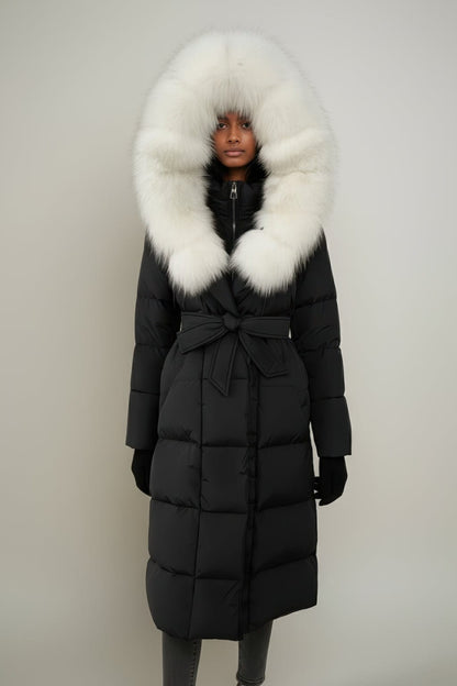 Parka à capuche en fourrure femme Héritage fourrure