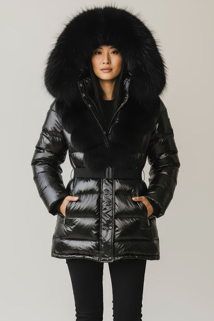 Parka fourrure femme bubble Héritage fourrure