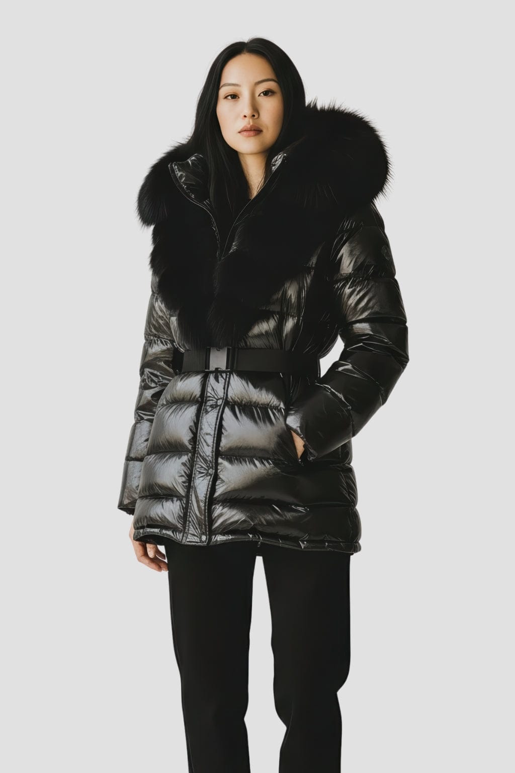 Parka fourrure femme bubble Héritage fourrure