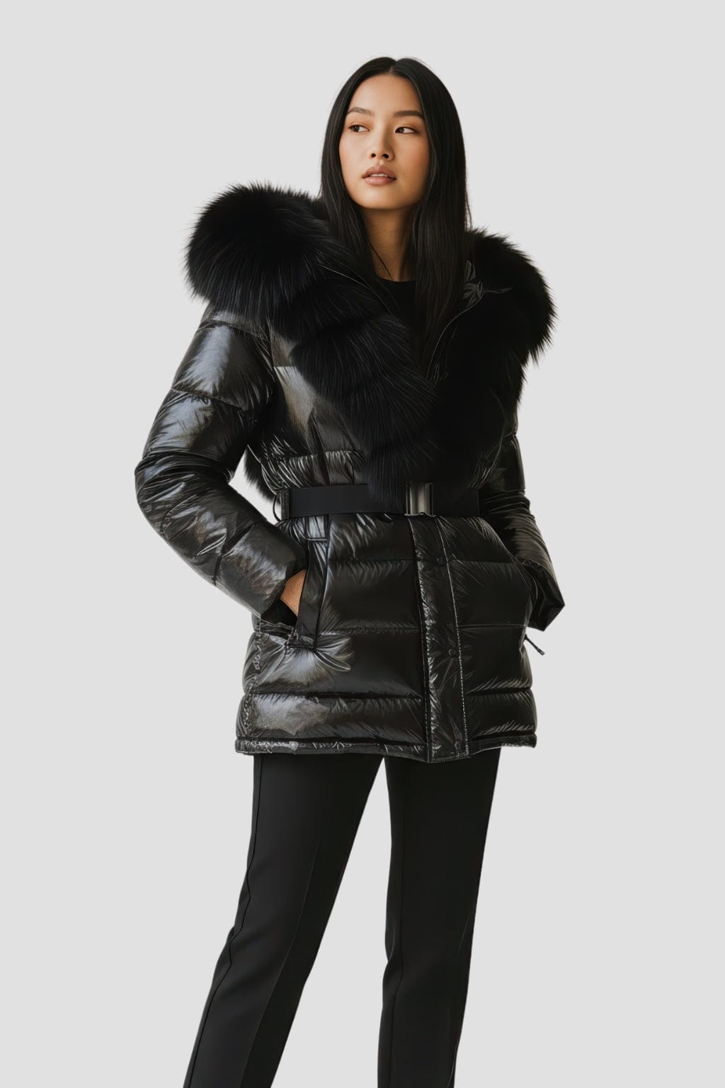 Parka fourrure femme bubble Héritage fourrure