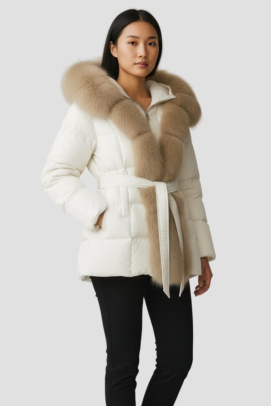 Parka fourrure femme chaude Héritage fourrure