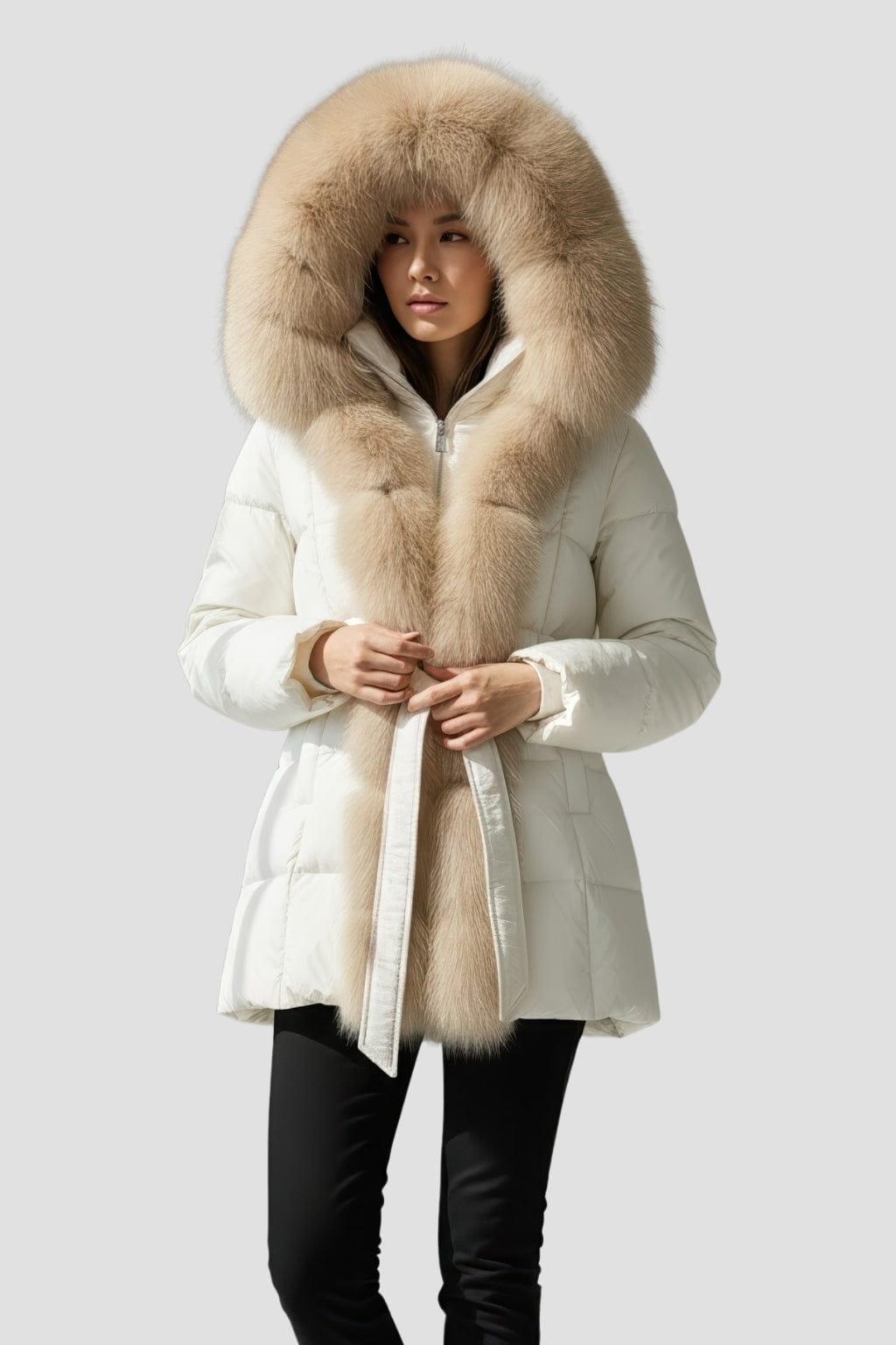 Parka fourrure femme chaude Héritage fourrure