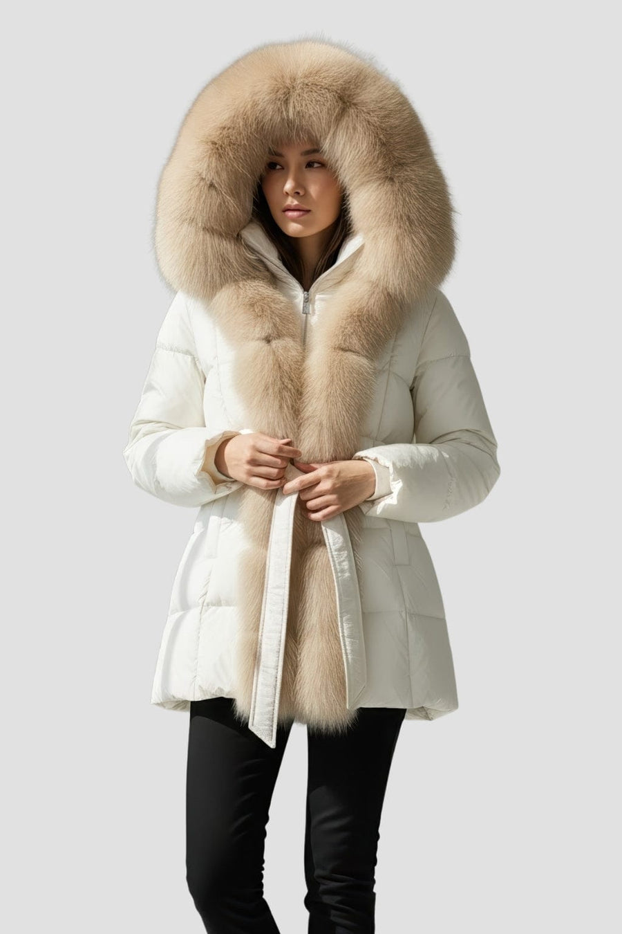 Parka fourrure femme chaude Héritage fourrure