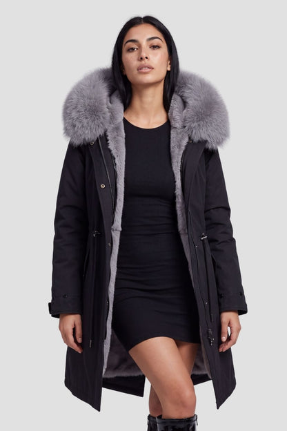 Parka fourrure femme chaude Héritage fourrure