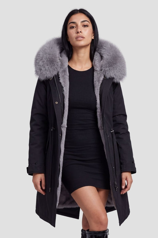 Parka fourrure femme chaude Héritage fourrure