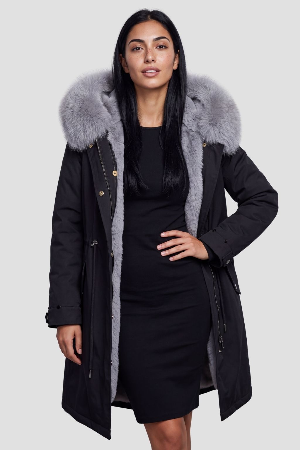 Parka fourrure femme chaude Héritage fourrure