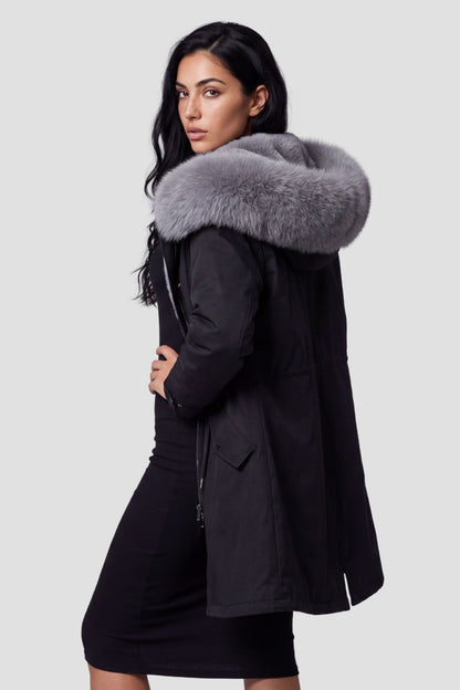 Parka fourrure femme chaude Héritage fourrure