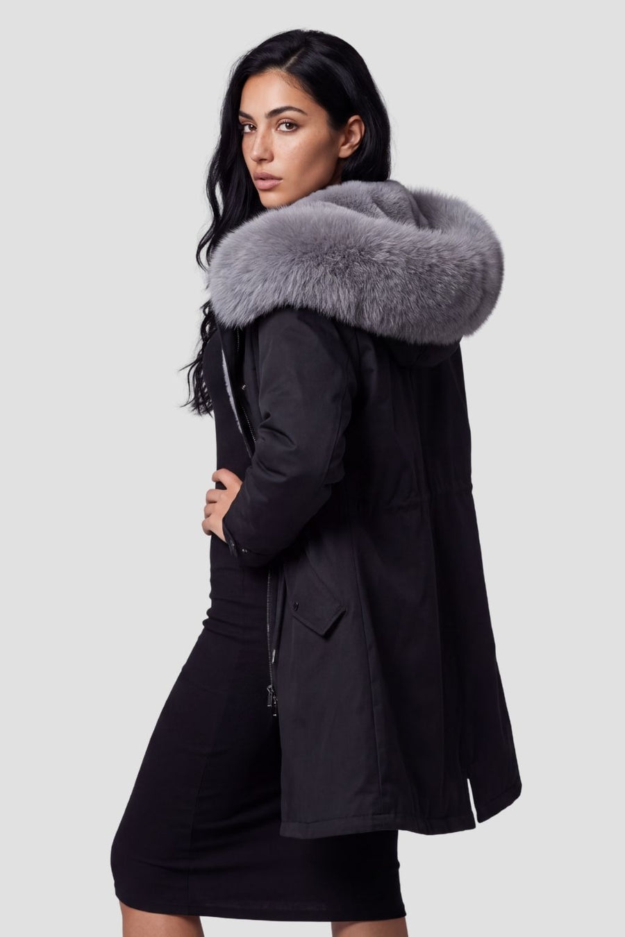 Parka fourrure femme chaude Héritage fourrure