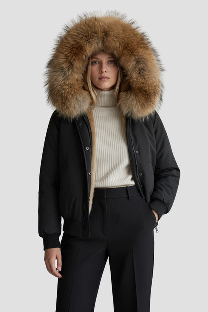 Parka fourrure femme courte Héritage fourrure