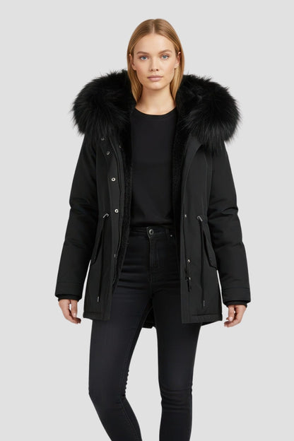 Parka fourrure femme courte Héritage fourrure