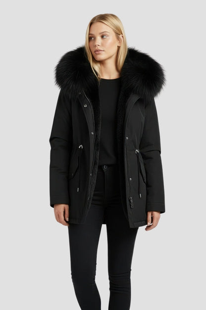 Parka fourrure femme courte Héritage fourrure