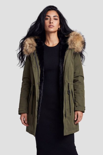 Parka fourrure femme épaisse Héritage fourrure