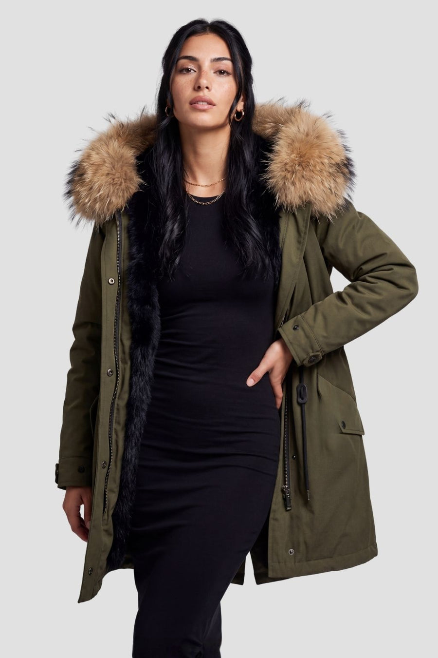 Parka fourrure femme épaisse Héritage fourrure