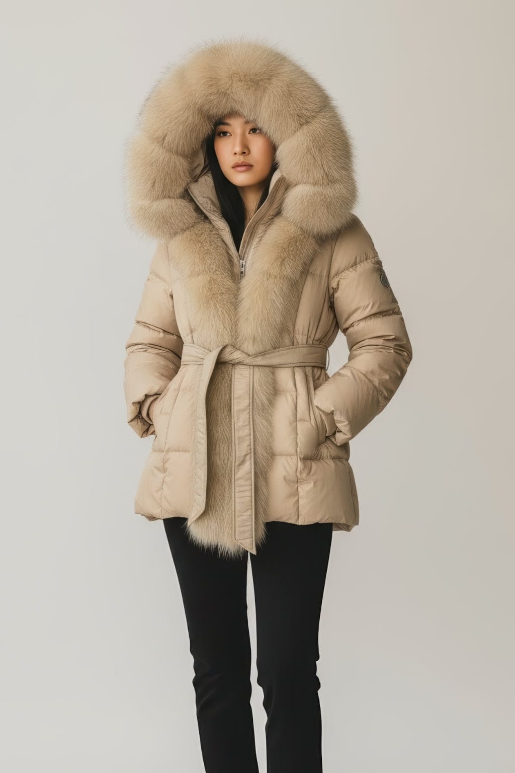 Parka fourrure femme grande taille Héritage fourrure