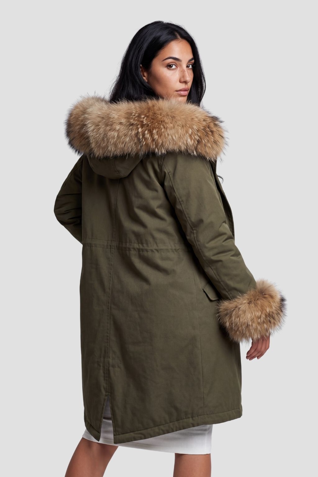 Parka fourrure femme grande taille Héritage fourrure