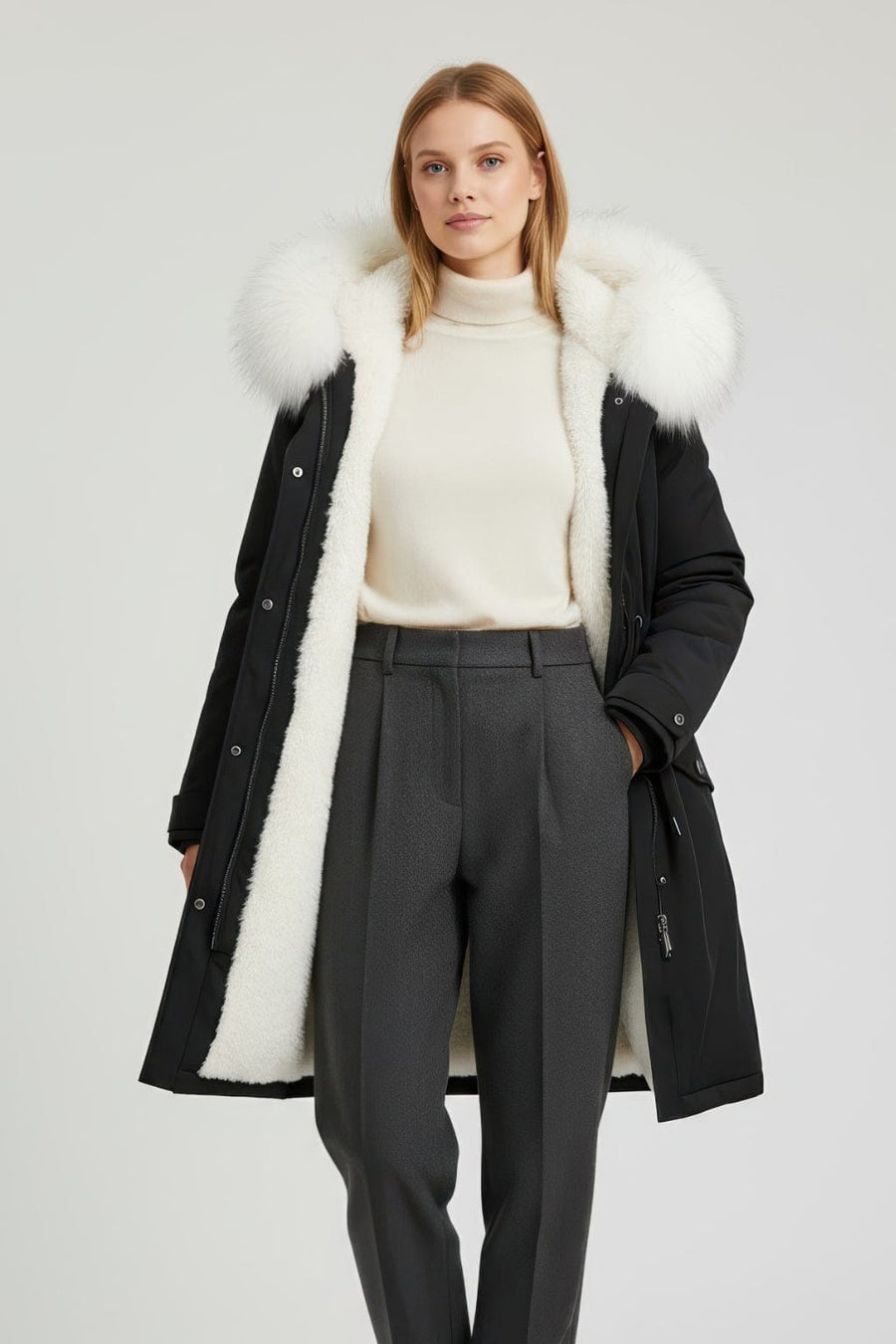 Parka fourrure femme longue Héritage fourrure