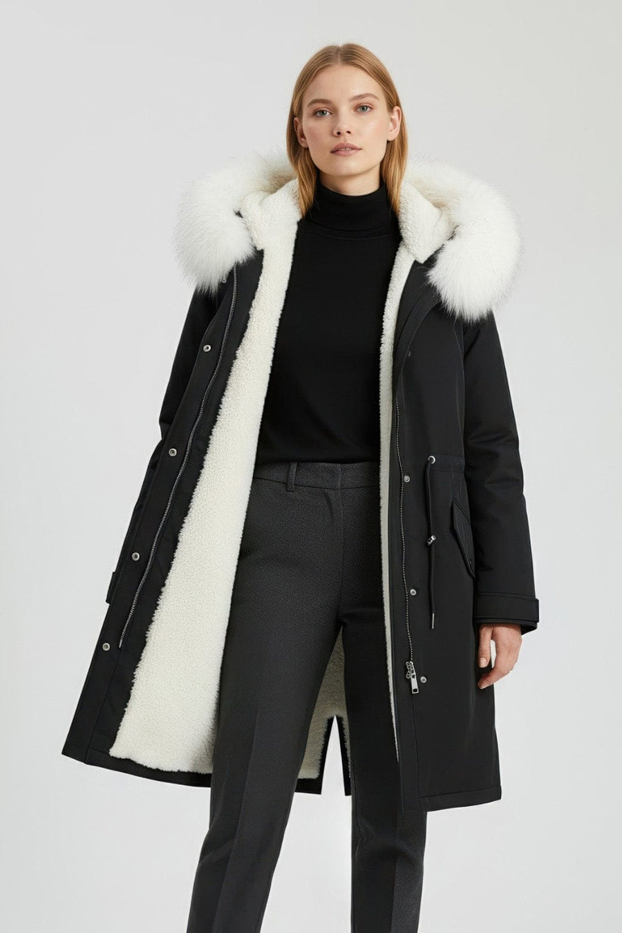 Parka fourrure femme longue Héritage fourrure