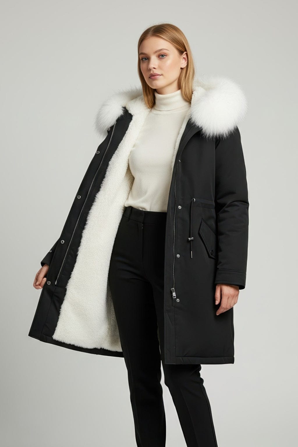 Parka fourrure femme longue Héritage fourrure