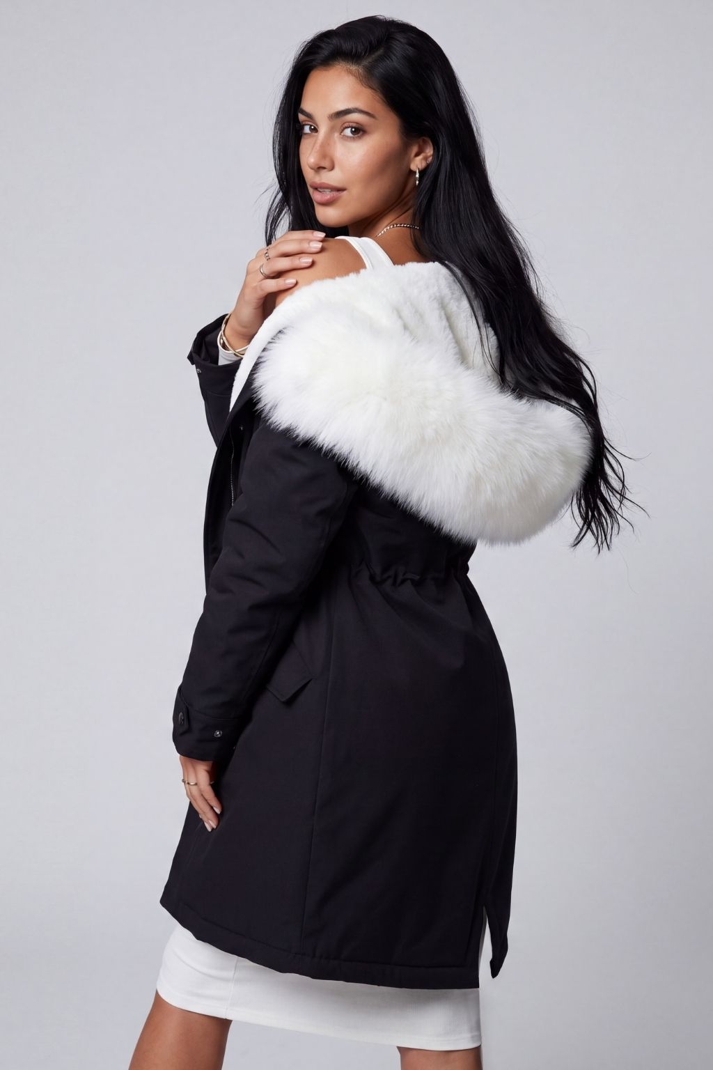 Parka fourrure femme longue Héritage fourrure