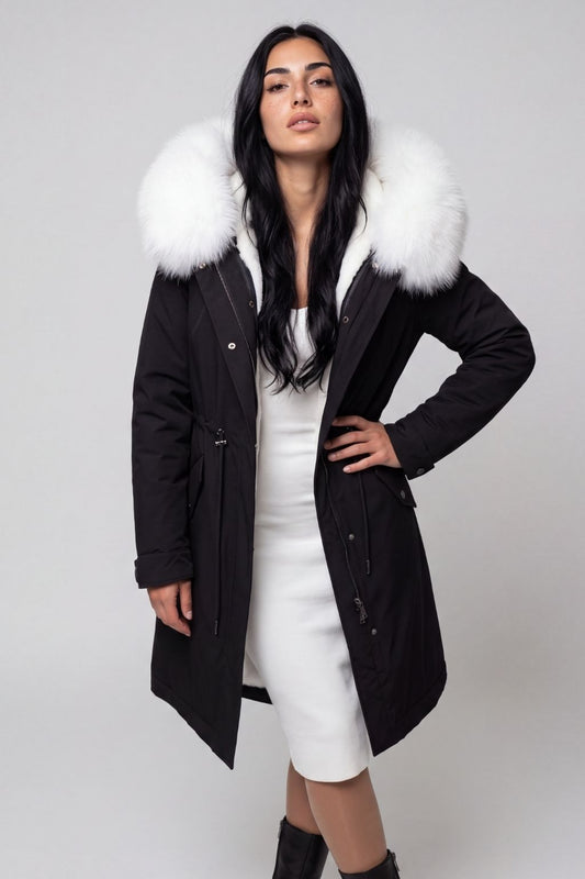 Parka fourrure femme longue Héritage fourrure
