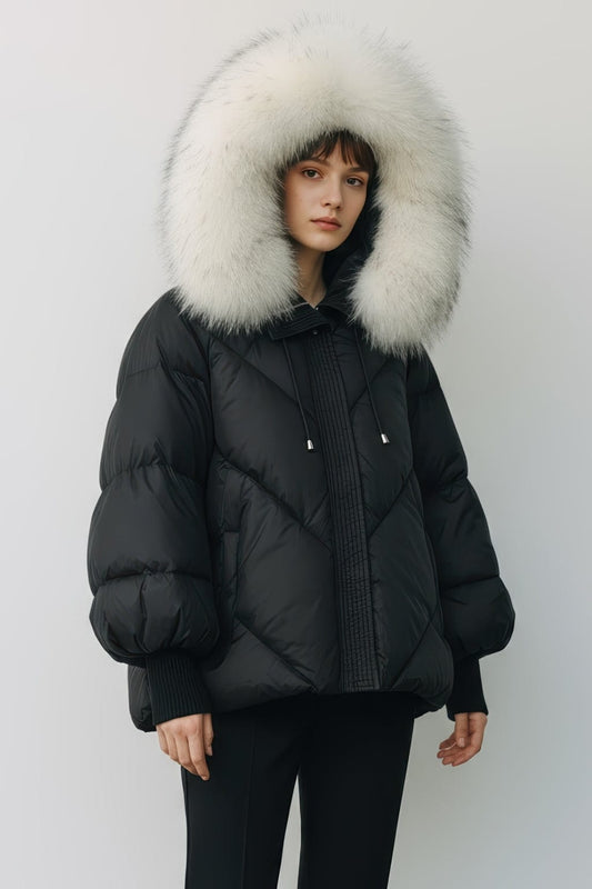 Parka fourrure femme neige Héritage fourrure