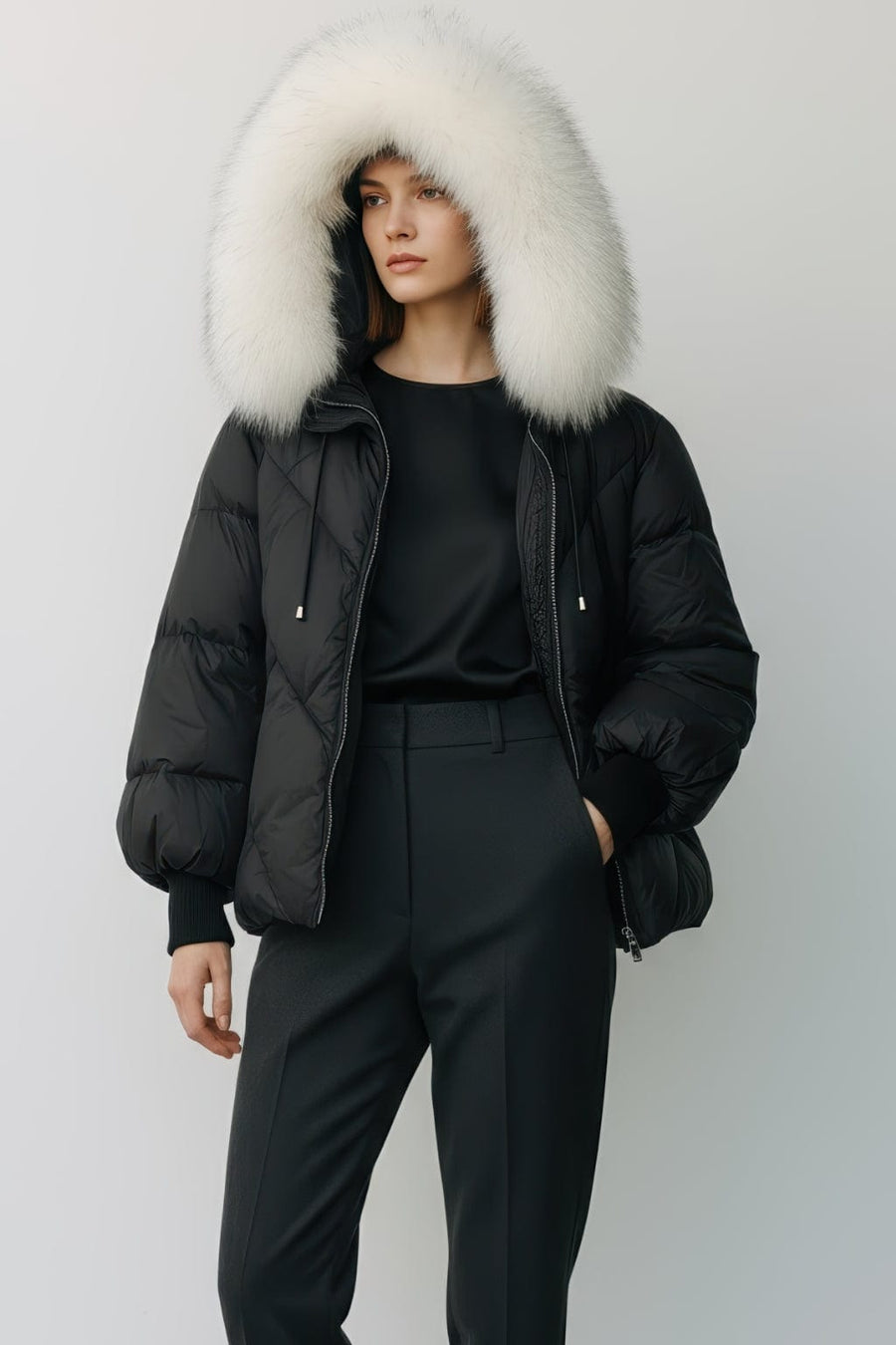 Parka fourrure femme neige Héritage fourrure