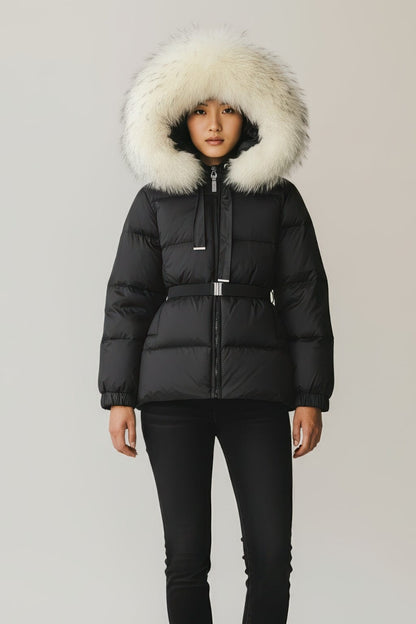 Parka fourrure femme neige Héritage fourrure