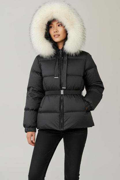 Parka fourrure femme neige Héritage fourrure