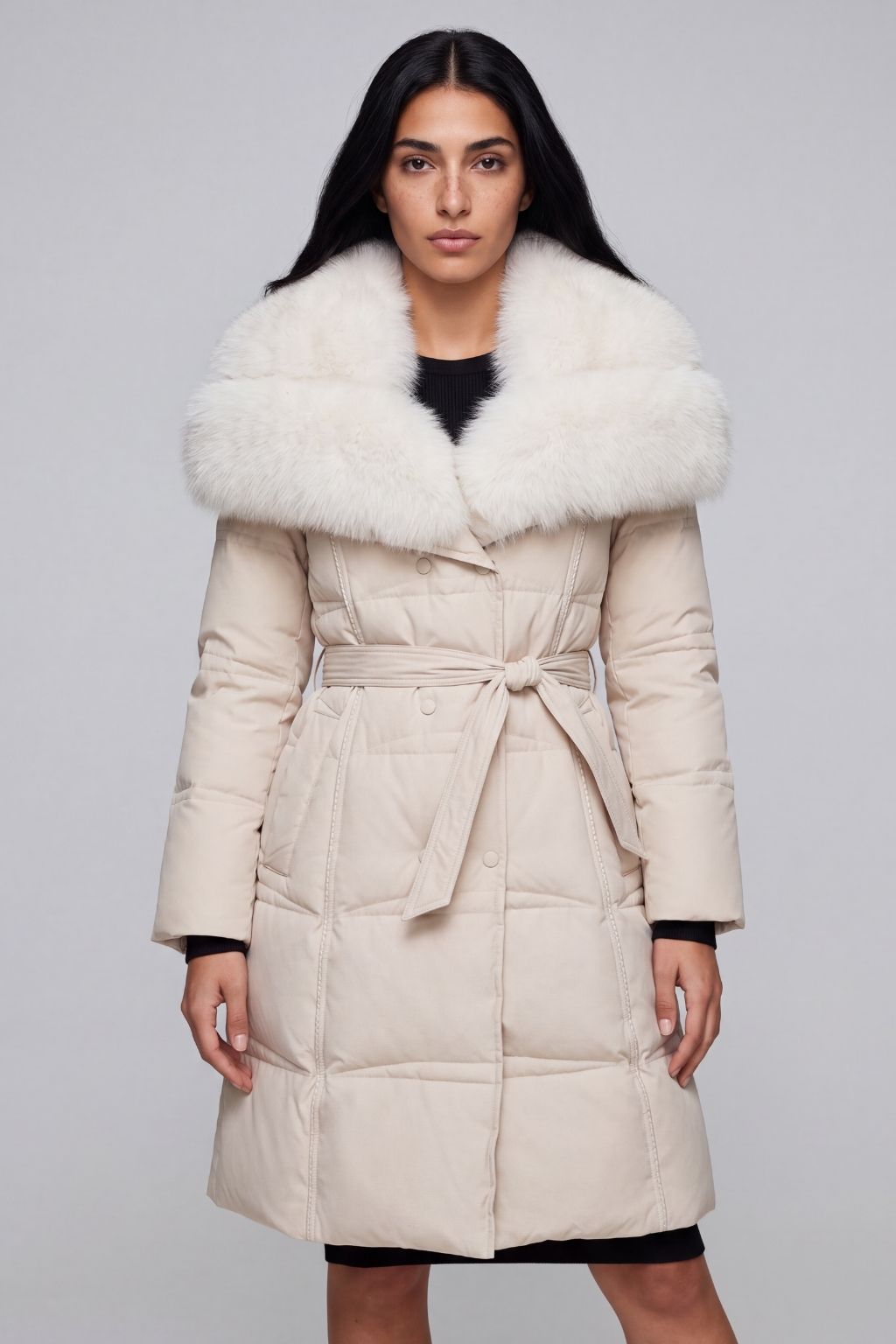 Parka fourrure femme neige Héritage fourrure