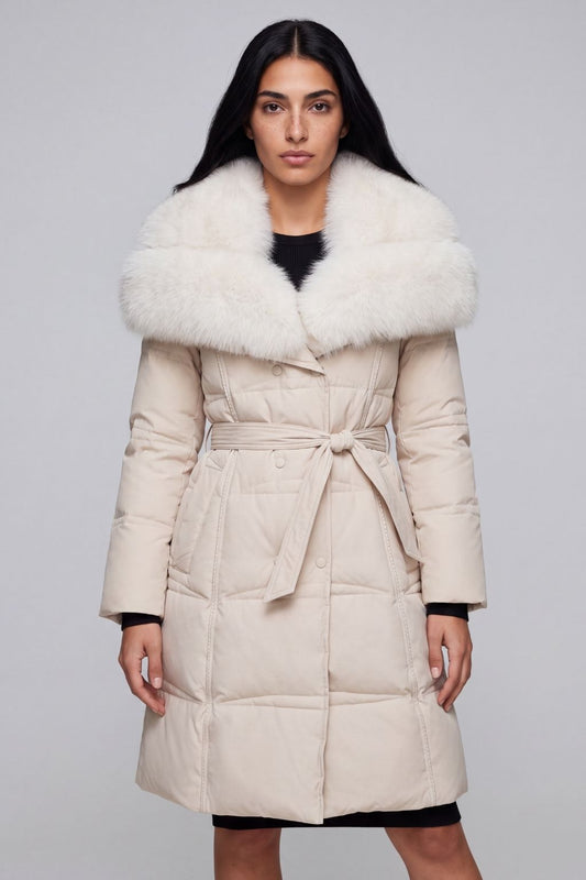 Parka fourrure femme neige Héritage fourrure