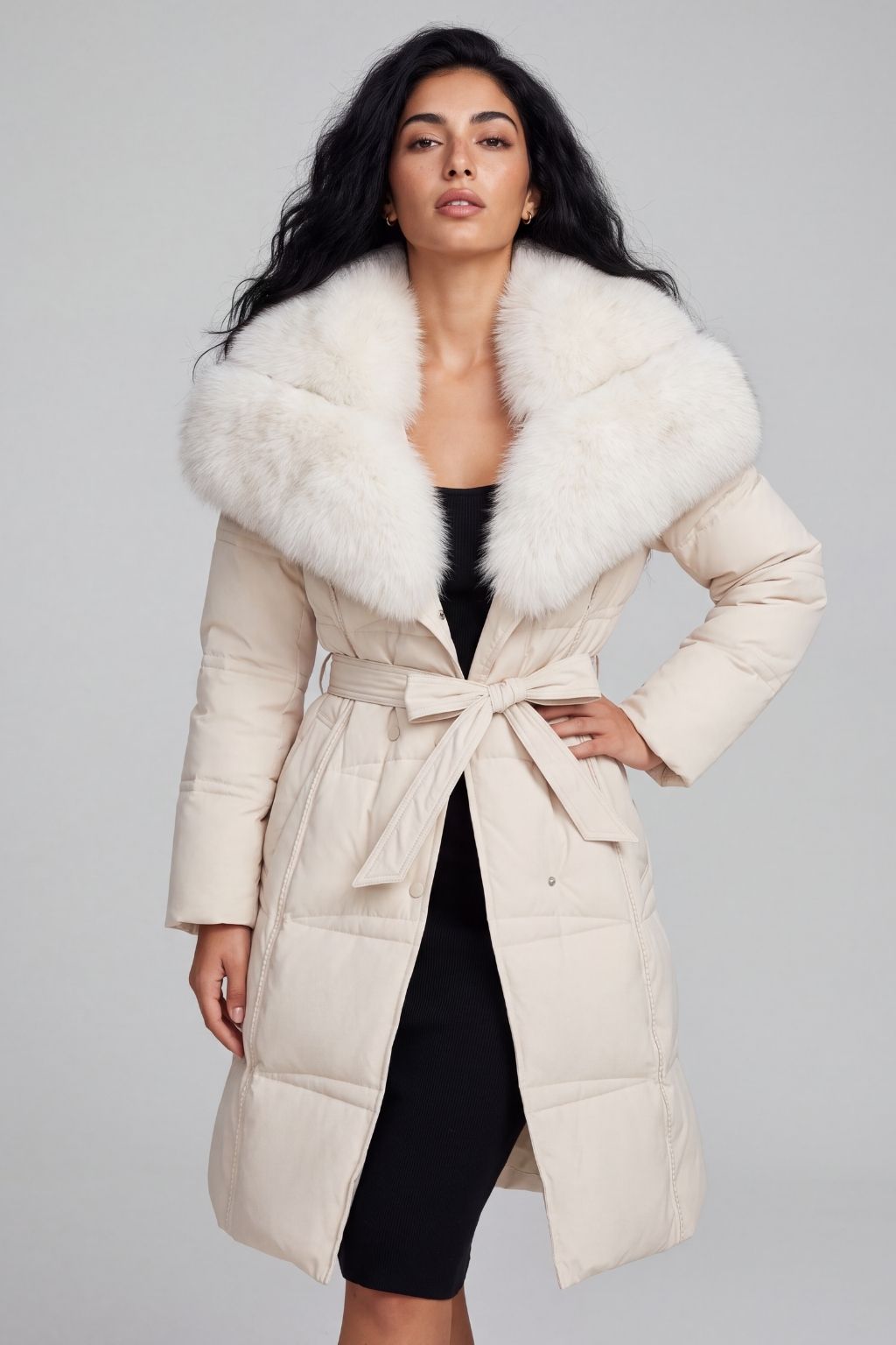Parka fourrure femme neige Héritage fourrure