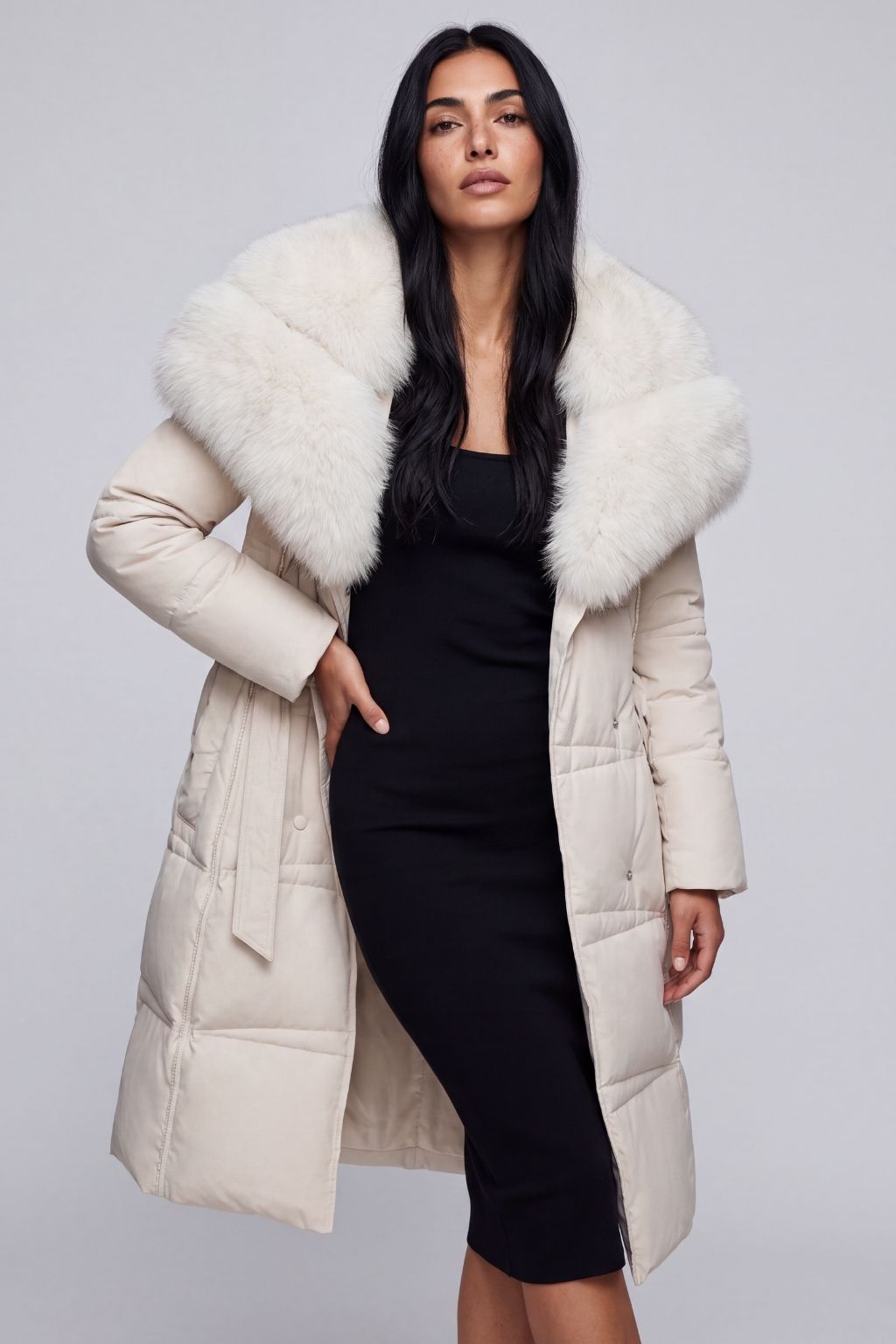 Parka fourrure femme neige Héritage fourrure