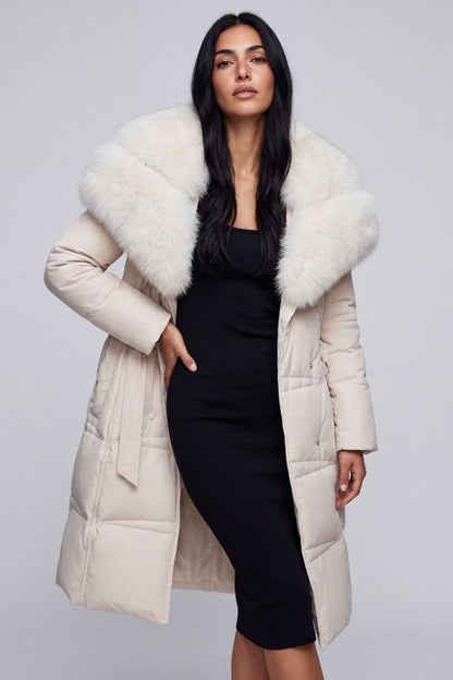 Parka fourrure femme neige Héritage fourrure