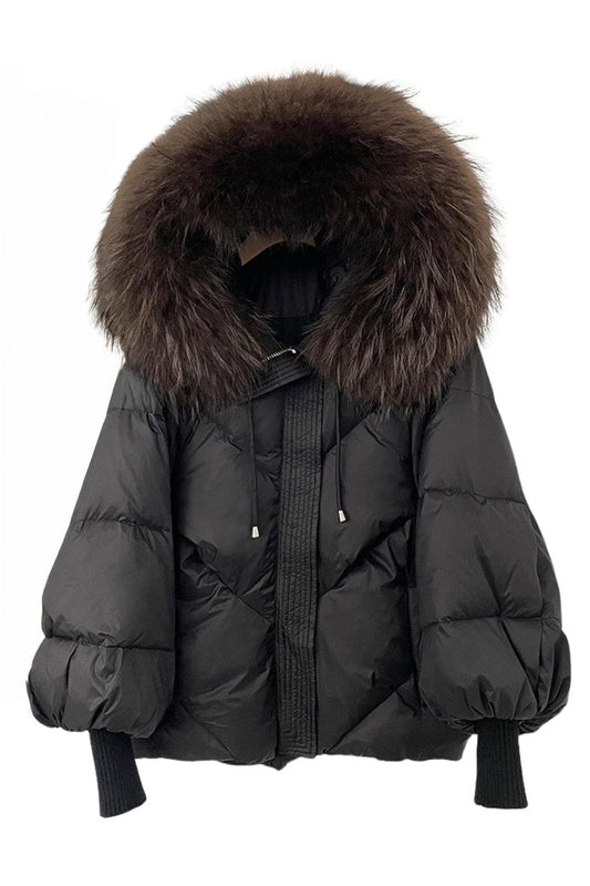 Parka fourrure femme raton laveur Héritage fourrure